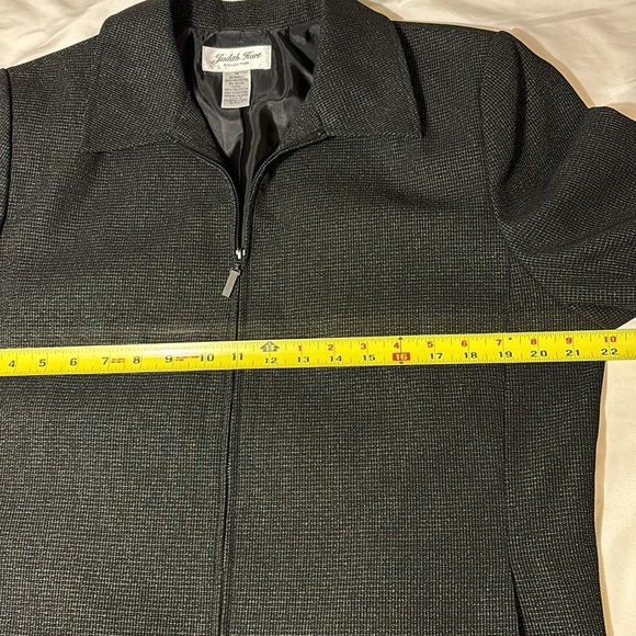 JUDITH HART Jacket Zip Up Black - Picture 5 of 11